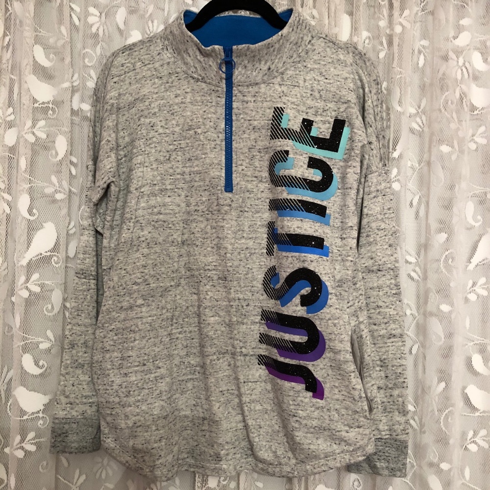 Justice Active Mock Neck Sweatshirt